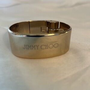 Jimmy Choo Gold Jewelry Cuff Bracelet